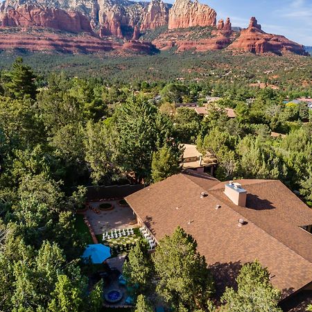 Sedona Dream Estate Offers Elevated Red Rock Views From Deck & Hot Tub Serene, Outdoor Fun! Villa Exterior photo